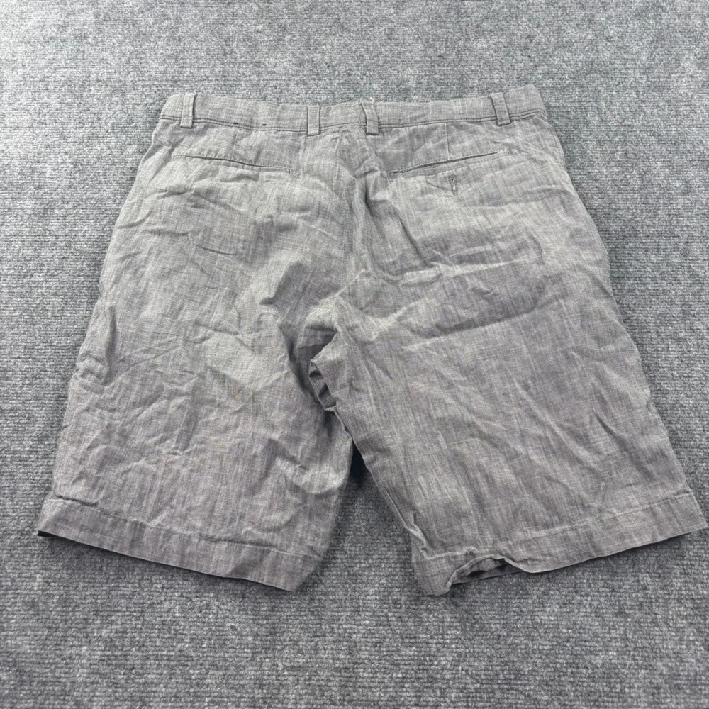 Banana Republic Chino Shorts 33 Gray Cotton Flat Front Mens